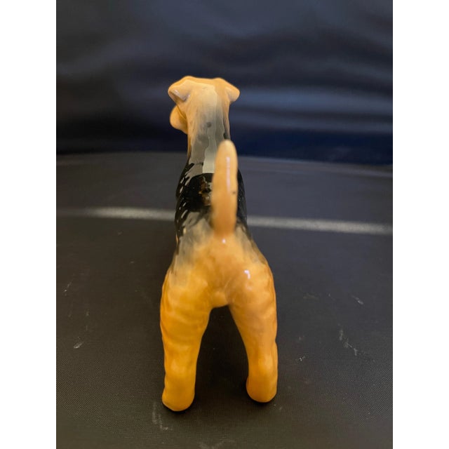 English Porcelain Figure of Fox Terrier Dog, 20th Century For Sale - Image 4 of 7