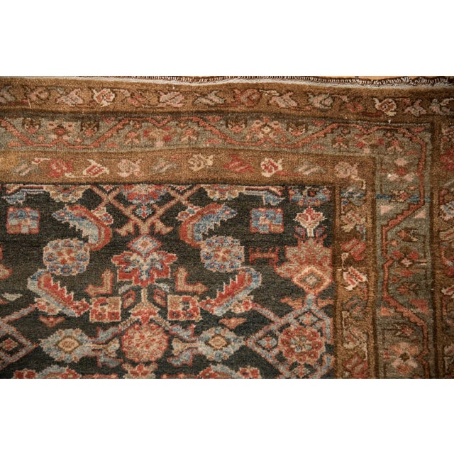 Old New House Vintage Distressed Hamadan Rug - 3'7" X 5'10" For Sale - Image 4 of 11