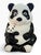 Adorable vintage ceramic panda cookie jar featuring a charming mother panda cuddling her baby in her arms. The whimsical...