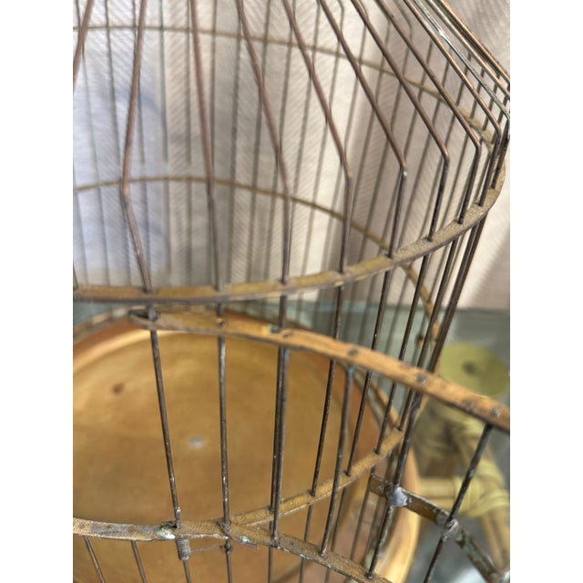 Brass French Birdcage For Sale - Image 4 of 5