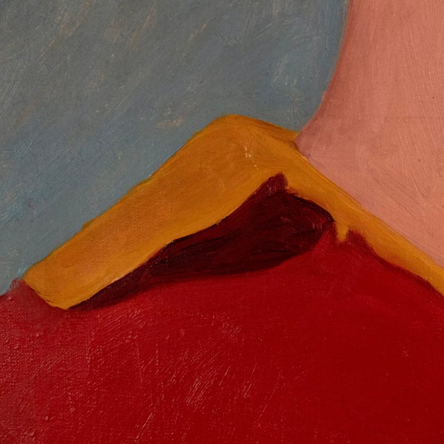 Umberto Carabella, Footballer Carlo Galli, 1955, Oil on Canvas For Sale - Image 4 of 10