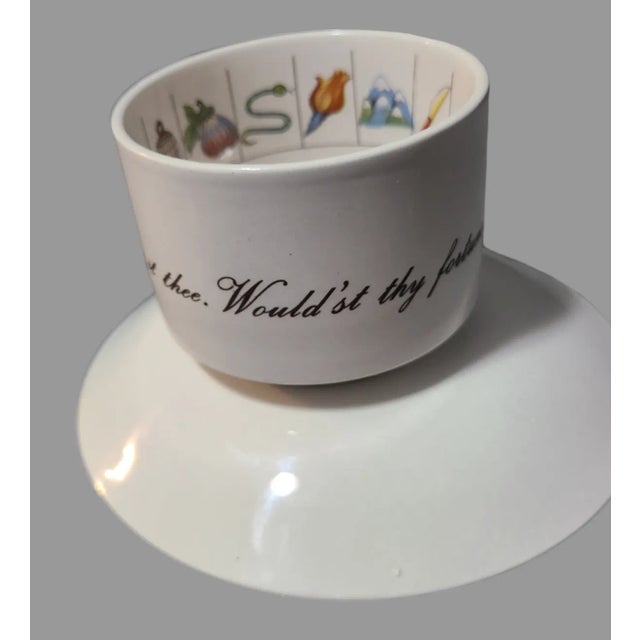 Vintage the Taltos Fortune Telling Astrology Zodiac Teacup & Saucer Jon Anton Ironstone England For Sale - Image 6 of 7