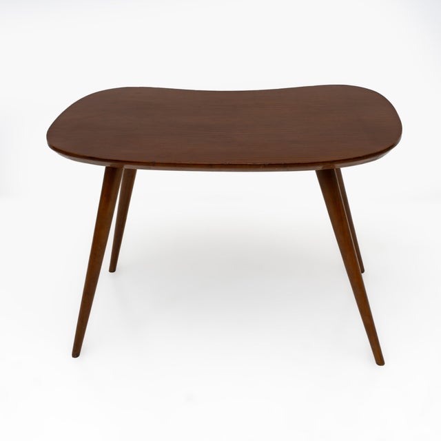 Mid-Century Italian Modern Oak Coffee Table, 1970s For Sale - Image 6 of 7