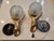 Vintage Maison Arlus Gold Bronze Hand Held Globe Sconces - a Pair For Sale - Image 4 of 7