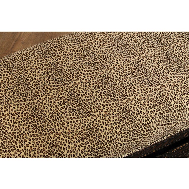 Late 20th Century French Empire Style Antiqued Window Bench For Sale - Image 5 of 12