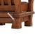 1960s A Pair of French Heavy Oak Brutalist Style Open Arm Chairs, C. 1960. For Sale - Image 5 of 7
