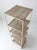 Vintage White Wicker Etagere Shelf With Drawer For Sale - Image 10 of 17