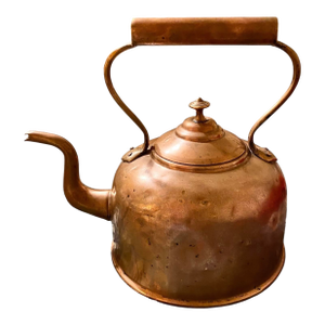 Fine Antique English Georgian Copper and Brass Water Kettle