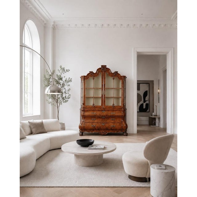 Baroque Display Cabinet, Holland, 1760 For Sale - Image 12 of 13