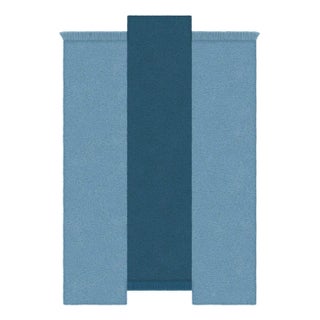 Blue Rectangle Shape Out Rug from Marqqa For Sale