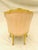 Wood 70's Vintage Louis XV Style French Corner Chair Soft Pink For Sale - Image 7 of 9
