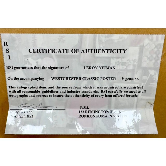LeRoy Neiman Westchester Classic Lithograph, 1979, Signed For Sale - Image 9 of 9