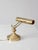 Vintage 1970s Brass Adjustable Banker’s Desk Lamp For Sale - Image 10 of 14