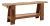 Late 19th Century Portuguese Rustic Carpenter's Workbench Console Table For Sale