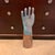 Blue Mid 20th Century Industrial Painted Porcelain Glove Mold Sculpture Artist Edition For Sale - Image 8 of 8