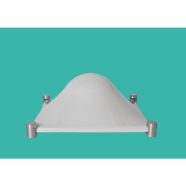 Bolla Lamps in White Acrylic Glass by Elio Martinelli for Martinelli Luce, Italy, 1960s, Set of 2 For Sale - Image 9 of 14