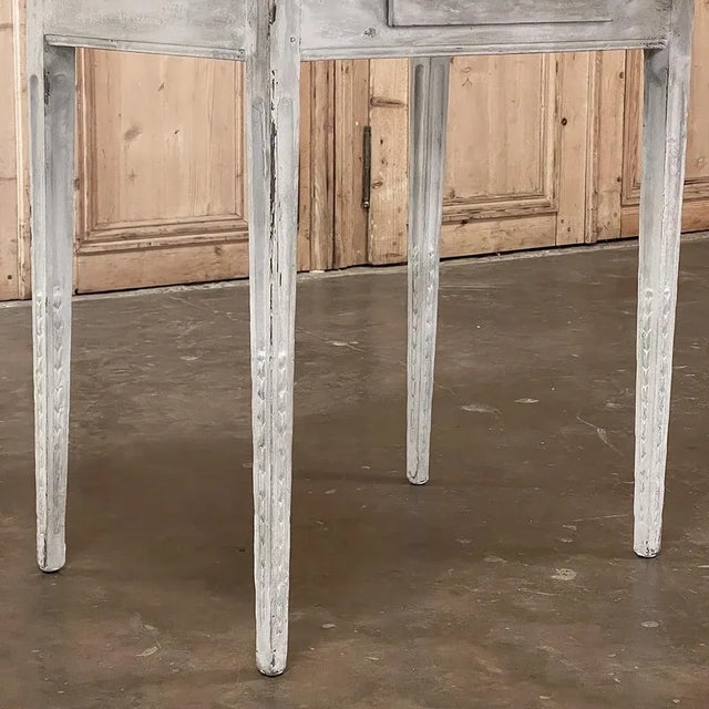 18th Century Country French Painted End Table For Sale - Image 13 of 14