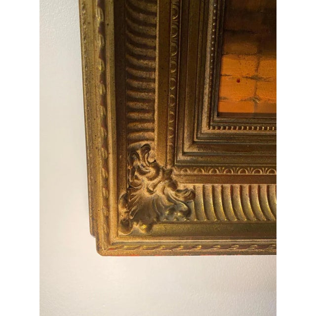 Anne Marie Mulder, Knitting Woman, Oil on Canvas For Sale - Image 6 of 9