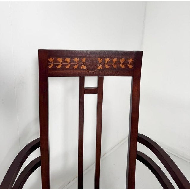 Art Nouveau Chairs by Carlo Zen, Italy, 1900s, Set of 2 For Sale - Image 3 of 7