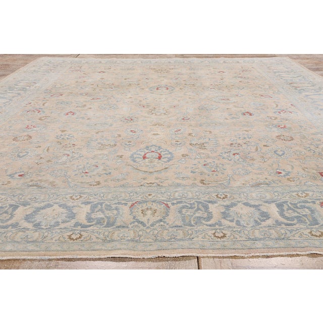 Antique Persian Mashhad Rug, 09'09 X 13'02 For Sale - Image 9 of 10