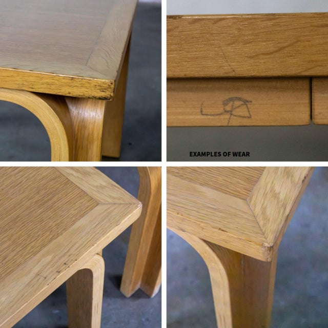 Late 20th Century Scandinavian Modern Oak End or Coffee Tables by Thygesen and Sorensen for Magnus Olesen and Rudd International For Sale - Image 11 of 17