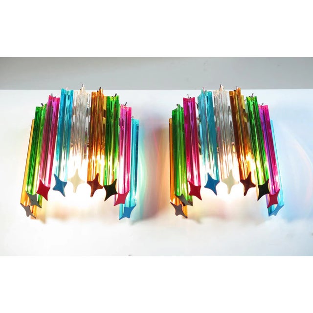 Vintage Murano Wall Sconces, 1990, Set of 2 For Sale - Image 11 of 12