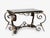 1970s French Coffee Table in Belgian Black Marble, Gilt Bronze and Wrought Iron, 1970s For Sale - Image 5 of 6