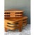 Vintage Stacked Rattan Side Table After Paul Frankl For Sale - Image 10 of 12