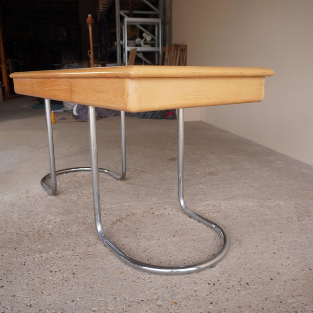 Desk in Tubular Chrome For Sale - Image 6 of 18