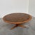 Vintage Wood Coffee Table with Etched Brass Top, 1970s For Sale - Image 3 of 14
