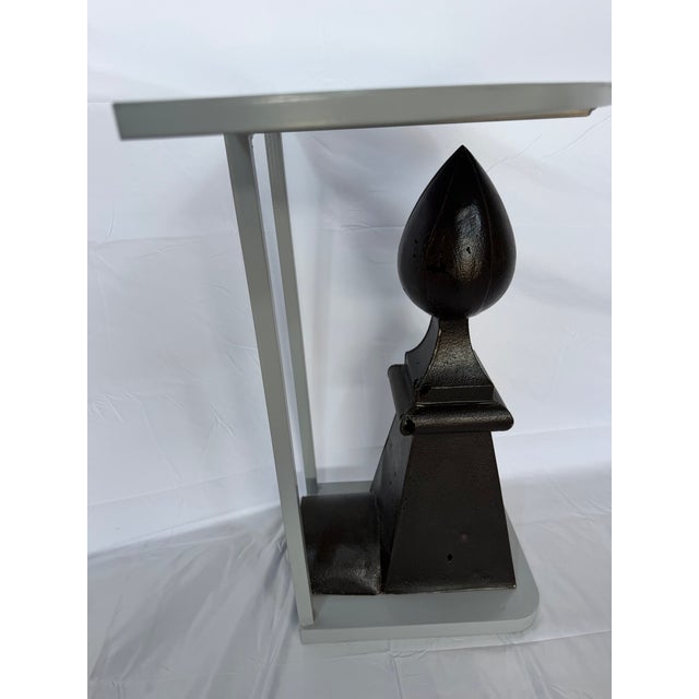 Demi Lune Side Table For Sale - Image 10 of 12