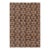 Rug & Kilim's Distressed Rug, Rich Brown With Chintamani Patterns For Sale