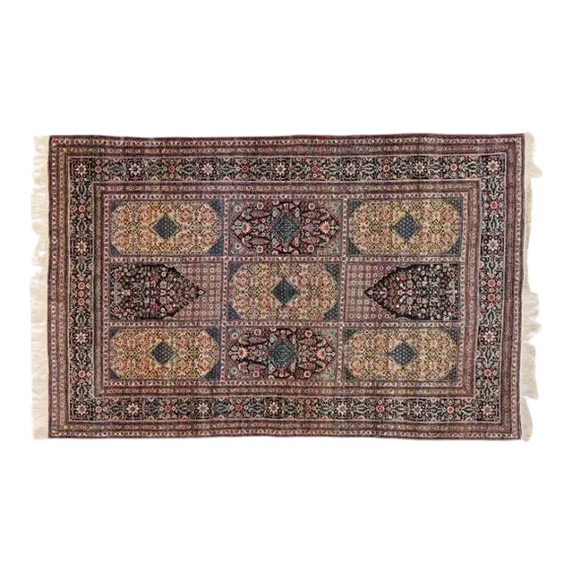 1950s Vintage Persian Tehran Rug For Sale