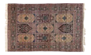 1950s Vintage Persian Tehran Rug