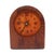 1970s Handcrafted Laminated Wood Desk Clock For Sale - Image 4 of 10