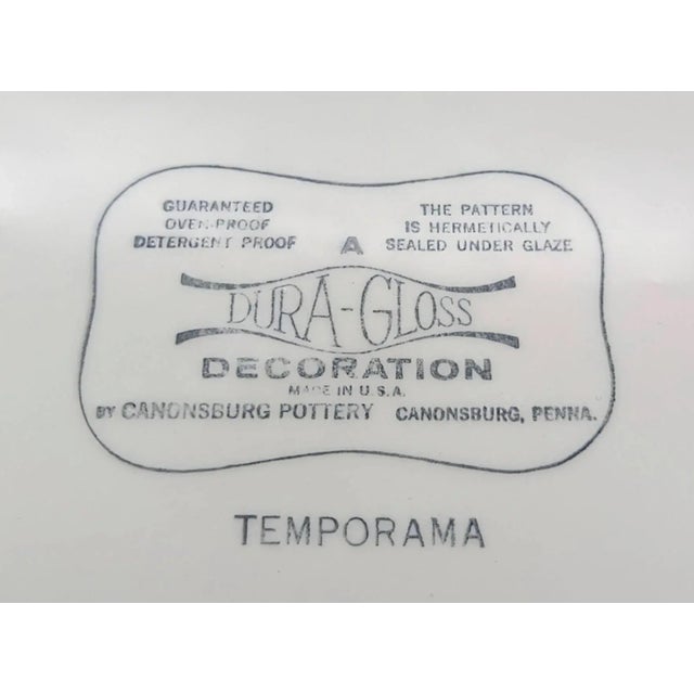 1960s Canonsburg "Temporama" Dinnerware, Set of 26 Pieces For Sale - Image 10 of 10