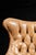 Vintage Tufted Leather Chesterfield Barrel Chair For Sale - Image 11 of 12