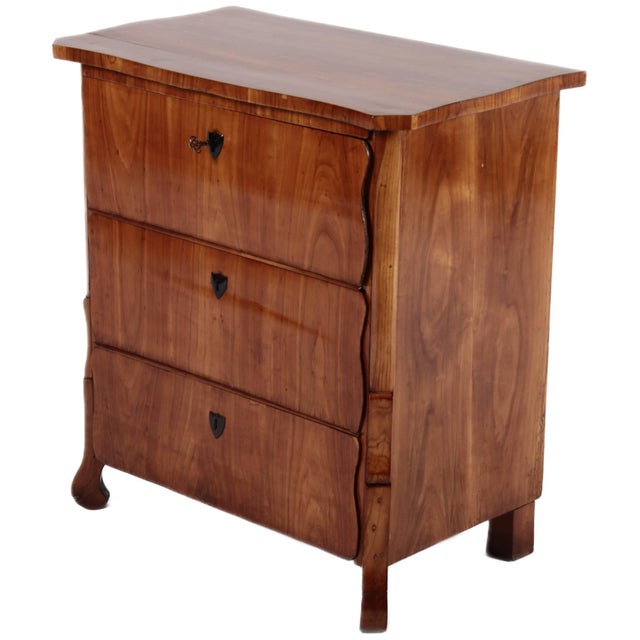 Antique Small Biedermeier Chest of Drawers, 1840 For Sale - Image 4 of 18