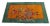 Art Deco Vintage Chinese Art Deco Rug | Gold & Green Colors | Small Floral Rugs For Sale - Image 3 of 8