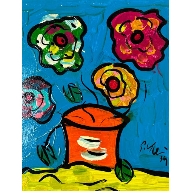 Abstract Expressionism 1979 Peter Keil Painting Framed For Sale - Image 3 of 5