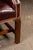 Vintage Burgundy Tufted Leather Chesterfield Club Chair For Sale - Image 13 of 18