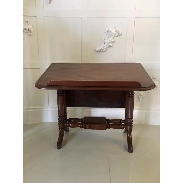 Antique Mahogany Sutherland Reading Table For Sale - Image 13 of 13