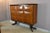 Paolo Buffa Vintage Italian Walnut and Brass Bar Cabinet Attributed to Paolo Buffa, 1940s For Sale - Image 4 of 12