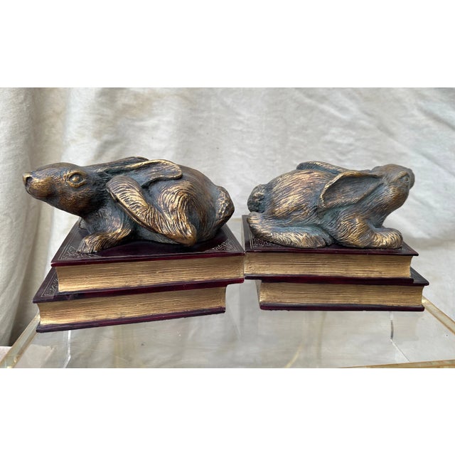 Rabbit Bookends-A Set For Sale - Image 4 of 7