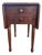 American Antique Drop Leaf Side Table With Two Drawers For Sale