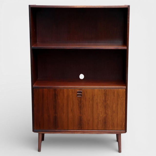Brown Vintage Danish Rosewood Bookcase, 1960s For Sale - Image 8 of 8