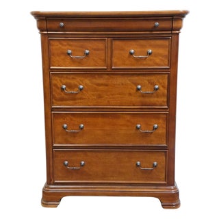 Legacy Furniture Solid Cherry Contemporary Traditional 42" Chest of Drawers 9180-2200 For Sale
