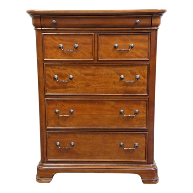 Legacy Furniture Solid Cherry Contemporary Traditional 42" Chest of Drawers 9180-2200 For Sale