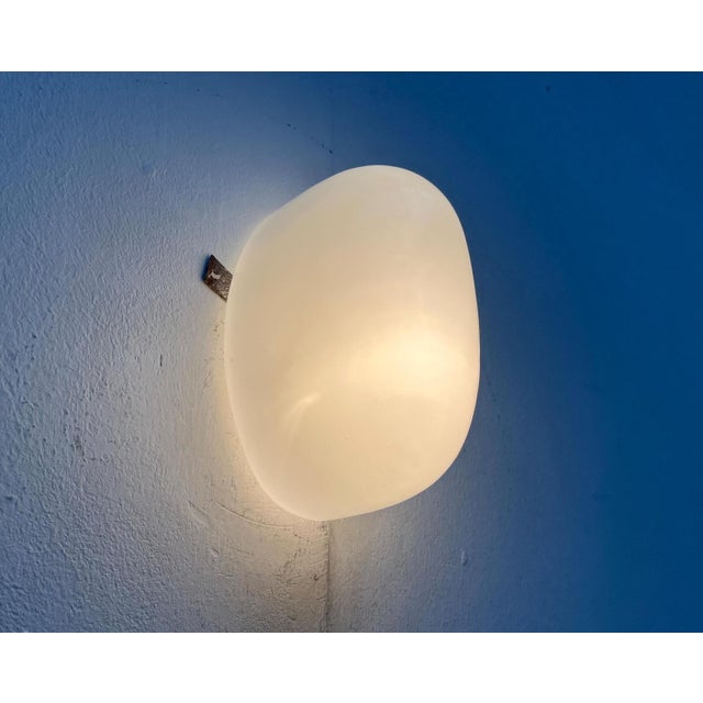 Mid-Century German Minimalist Wall Glass Lamp from Bur, Bünte & Remmler Leuchten, 1960s For Sale - Image 14 of 18