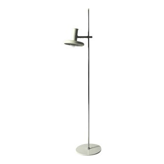 Hans Due Fog & Morup White Mid-Century Modern Standing Floor Reading Lamp For Sale